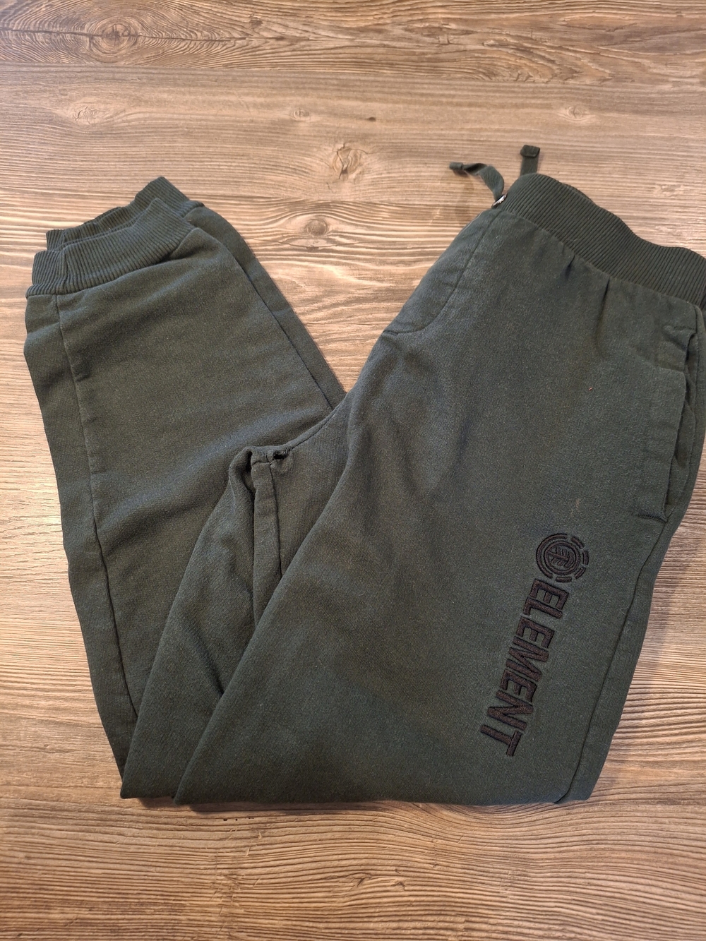 Element Olive Green Logo Sweatpants